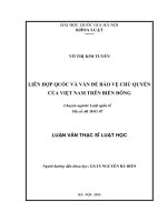 LVTS 2013   liên hợp quốc và vấn đề bảo vệ chủ quyền của việt nam trên biển đông