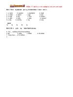 Bài tập trắc nghiệm Tiếng Anh lớp 6 Unit 15: Countries (Test 2) có đáp án