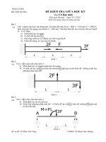 Môn cơ học máy dap an kiem tra co hoc may 
