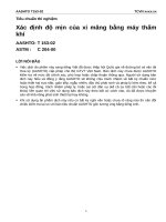 T 153 02 xác định độ mịn của xi măng bằng máy thấm khí 