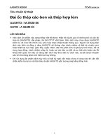 M 291 06 đai ốc thép các bon và thép hợp kim 