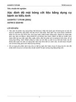 T 279 96 (2001) xác định độ mài bóng cốt liệu bằng dụng cụ bánh xe kiểu anh 