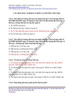 tài liệu trắc nghiệm  thi công chức_điều lệ trường Tiểu học