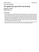 T 157 06 thí nghiệm phụ gia lôi khí của bê tông 