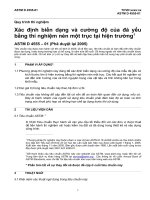 ASTM d 4555 01 (2005) xác định biến dạng và cường độ của đá yếu bằng thí nghiệm nén một trục tại hiện trường 