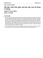 T 42 01 (2005) vật liệu chèn khe giãn chế tạo sẵn cho bê tông xi măng 