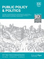 Public policy and politics 