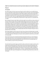 Nghiên cứu mô hình kế toán quản trị chi phí trong các doanh nghiệp sản xuất cơ khí tỉnh thái nguyên