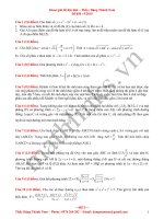 Tài liệu ôn thi thpt quốc gia toán có đáp án Đề số 005 