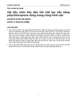 M 297 98 (2002) vật liệu chèn khe đàn hồi chế tạo sẵn bằng polychloroprene dùng trong công trình cầu 