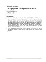 T 216 03 thí nghiệm cố kết một chiều của đất 