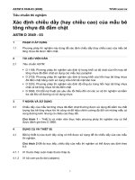 ASTM d 3549 03(2000) xác định chiều cao của mẫu bê tông nhựa đã đầm chặt 