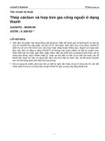 M 169 06 thép cácbon và hợp kim gia công nguội ở dạng thanh 