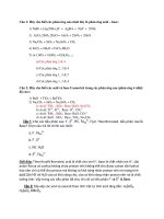 Tổng hợp câu hỏi acid base có đáp án môn hóa vô cơ phần 2 