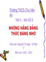 Chương I. §4. Những hằng đẳng thức đáng nhớ (tiếp)