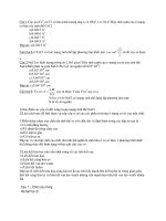 Tổng hợp câu hỏi tinh thể có đáp án môn hóa vô cơ phần 2 