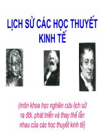 Bài giảng lịch sử các học thuyết kinh tế 