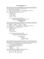 Tổng hợp đề thi hóa vô cơ HVC de thi 