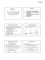 Đại cương về hóa phân tích   chuong 4 hằng số đặc trưng điều kiện của các cân bằng hóa học đơn giản trong nước 