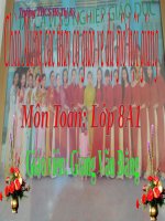 Chương I. §12. Chia đa thức một biến đã sắp xếp