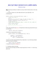 Thực hành OPP với Java  Tuần 2