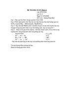 Tổng hợp đề thi hóa vô cơ HVC de thi TC a 