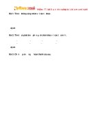 Bài tập trắc nghiệm Tiếng Anh lớp 6 Unit 16: Man and Environment (Luyện tập) có đáp án