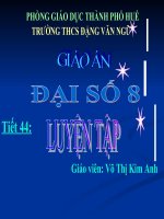 Chương III. §3. Phương trình đưa được về dạng ax + b = 0