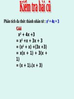 Chương I. §10. Chia đơn thức cho đơn thức