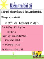 Chương I. §12. Chia đa thức một biến đã sắp xếp