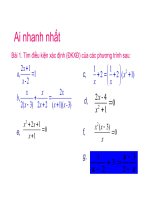 Chương III. §5. Phương trình chứa ẩn ở mẫu