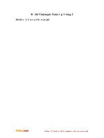 Đề thi Violympic Toán lớp 1 vòng 2 năm 2017 - 2018