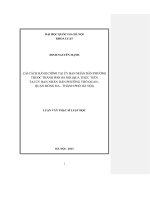 LVTS 2013   cải cách hành chính tại ủy ban nhân dân phường thuộc thành phố hà nội 