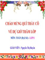 Chương III. §6. Giải bài toán bằng cách lập phương trình