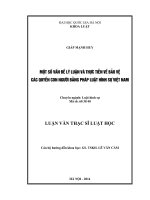 LVTS 2014   một số vấn đề lý luận và thực tiễn về bảo vệ các quyền con người bằng pháp luật hình sự việt nam 