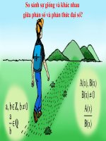 Chương II. §1. Phân thức đại số