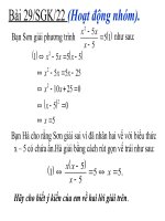 Chương III. §5. Phương trình chứa ẩn ở mẫu