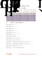 Đề thi Violympic Toán lớp 3 vòng 2 năm 2017 - 2018