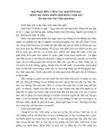 BÀI PHÁT BIỂU CÔNG tác KHUYẾN học 2017 họ Trần