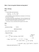 bài tập mô hình toán kinh tế