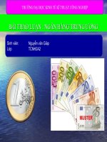 Bài thảo luận ngân hàng trung ương (2) 