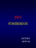 Bs chi   benh an ho van dong mach chu 