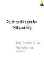 Bs trung   sieu am can thiep giam dau 