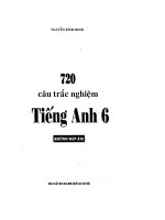 bài tập tiếng anh 6 tham khảo hay