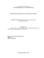 Thoả thuận lựa chọn toà án nước ngoài giải quyết vụ việc dân sự theo pháp luật việt nam 