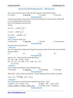 LÊ ĐĂNG KHƯƠNG - ĐÁP ÁN CHI TIẾT ĐỀ MINH HỌA SỐ 1 – MÔN HÓA HỌC