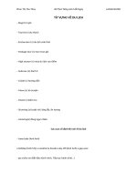 TỪ VỰNG về DU LỊCH 