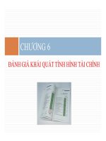 Bài giảng báo cáo tài chính chuong 6 