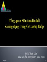 Bs liem   tong quan sieu am dan hoi va ung dung trong co xuong khop 
