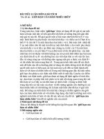 Tiểu luận giải tích